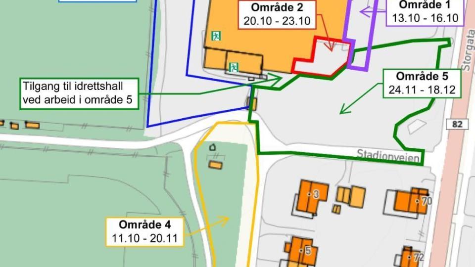 Lenke til artikkel: Informasjon om anleggsarbeid ved Andenes Idrettshall