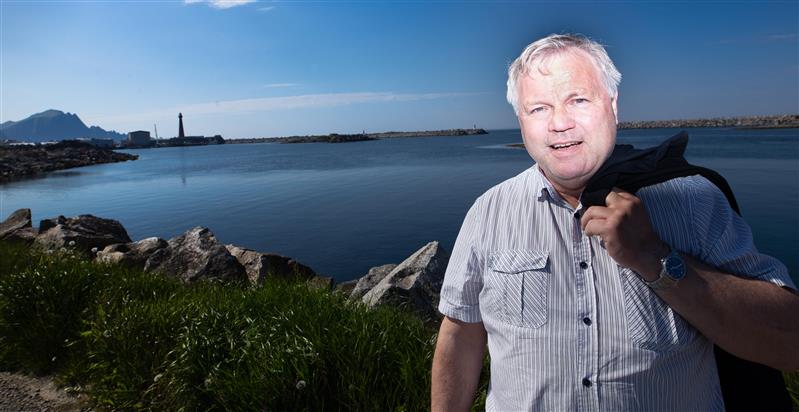 Håkon Strand er havnesjef i Andøy. - Klikk for stort bilde